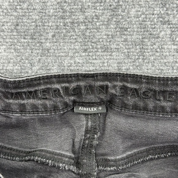 American Eagle Outfitters Size 29x30 Slim Fit Jeans Dark Gray Wash Airflex+ Mens - Picture 4 of 11